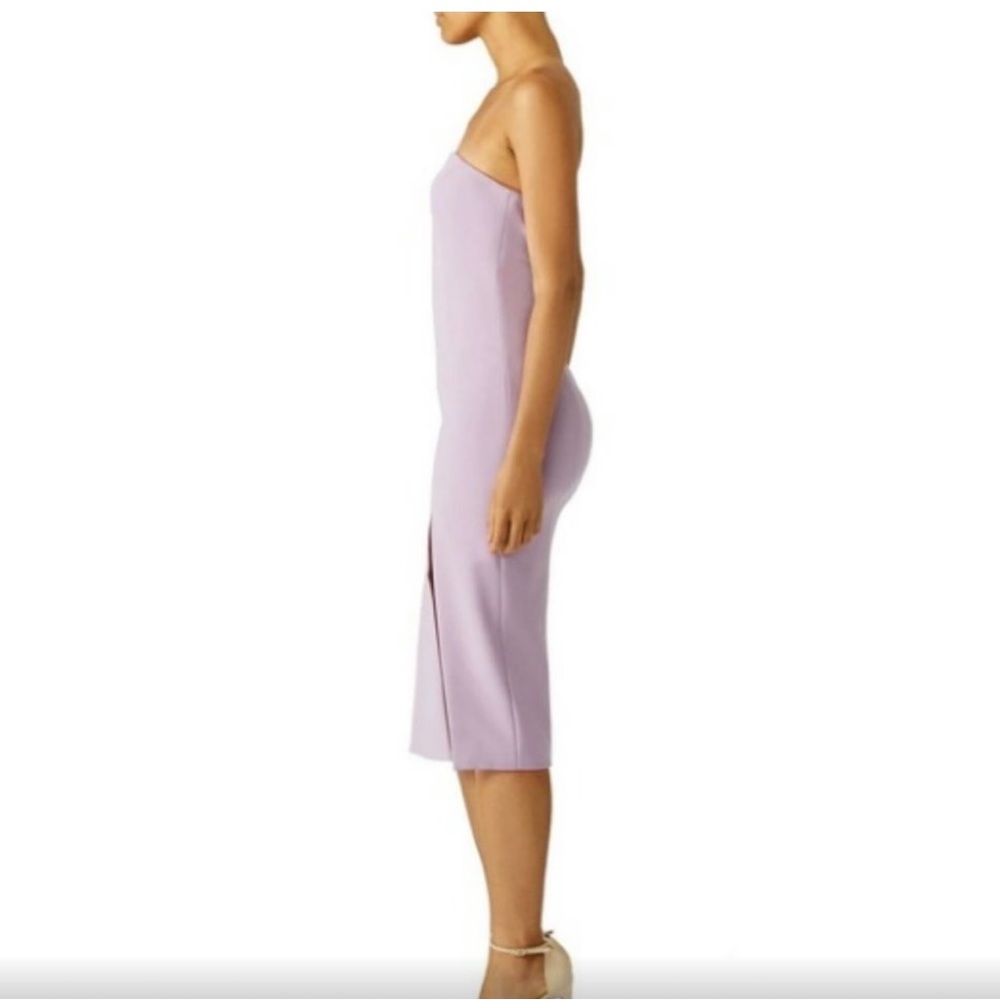 Jay Godfrey Purple Sheath Strapless Dress - Picture 4 of 6